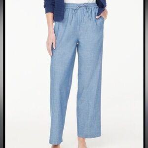 J. Crew Chambray Drawstring Pants